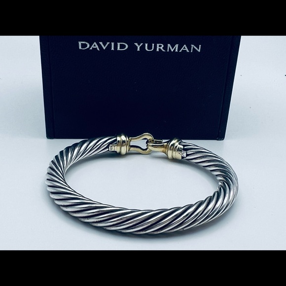 David Yurman Cable Classic Buckle Bracelet, 7mm - Picture 2 of 16
